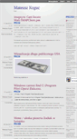 Mobile Screenshot of mateuszkoguc.pl